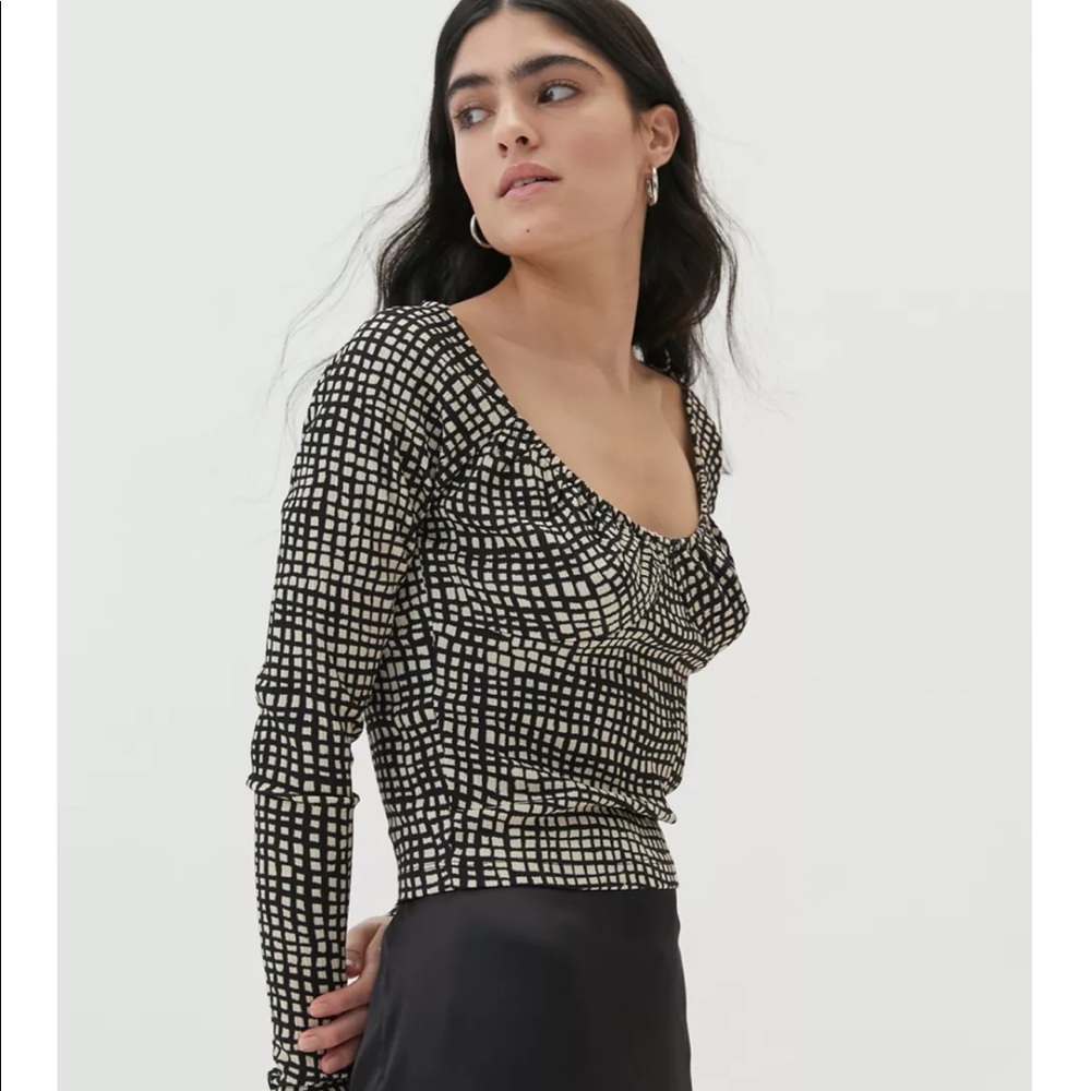 uo patterned long sleeve